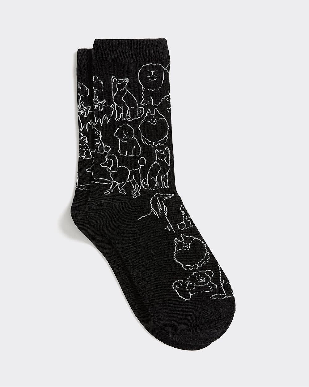 Crew Socks with Dogs