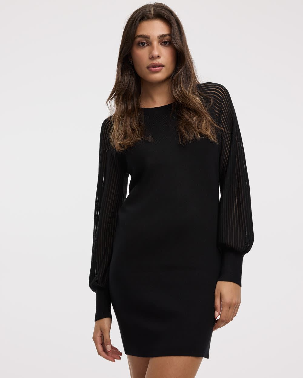 Robe tricot en jacquard Morgan taille XS neuve avec étiquette Robe tricot en jacquard Morgan taille XS neuve avec étiquette