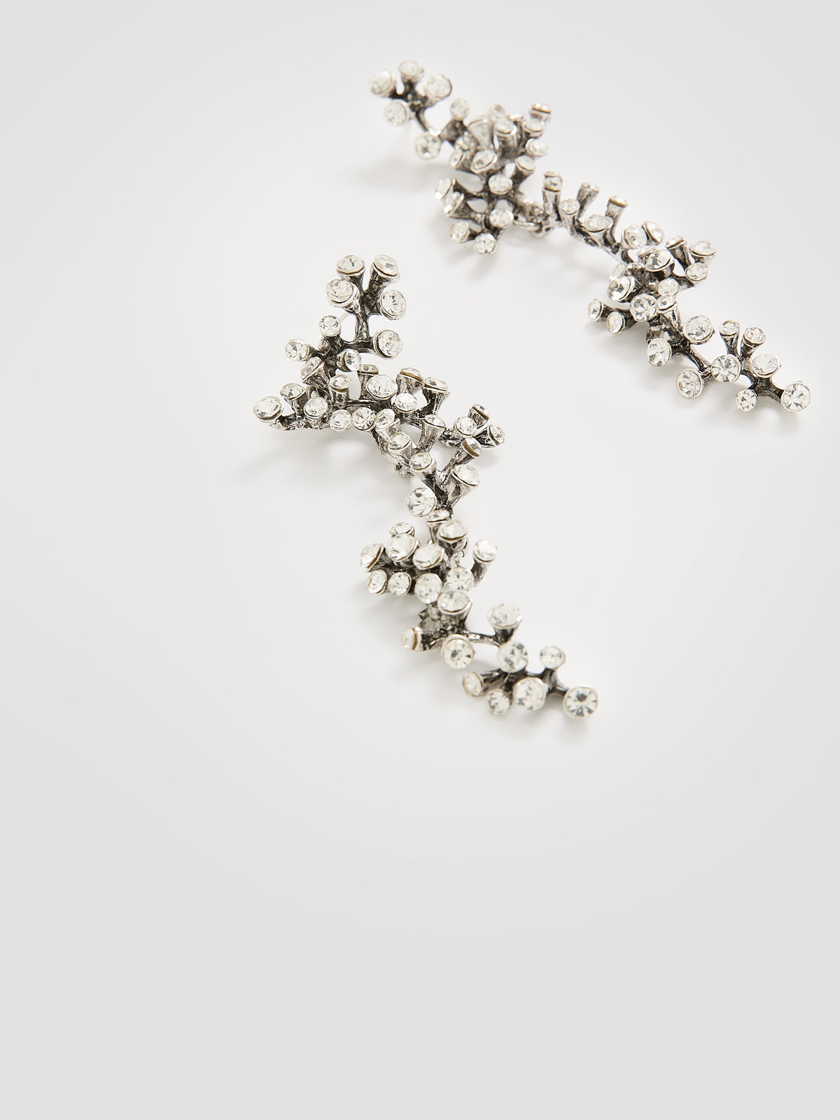 Coral-Effect Pendant Earrings