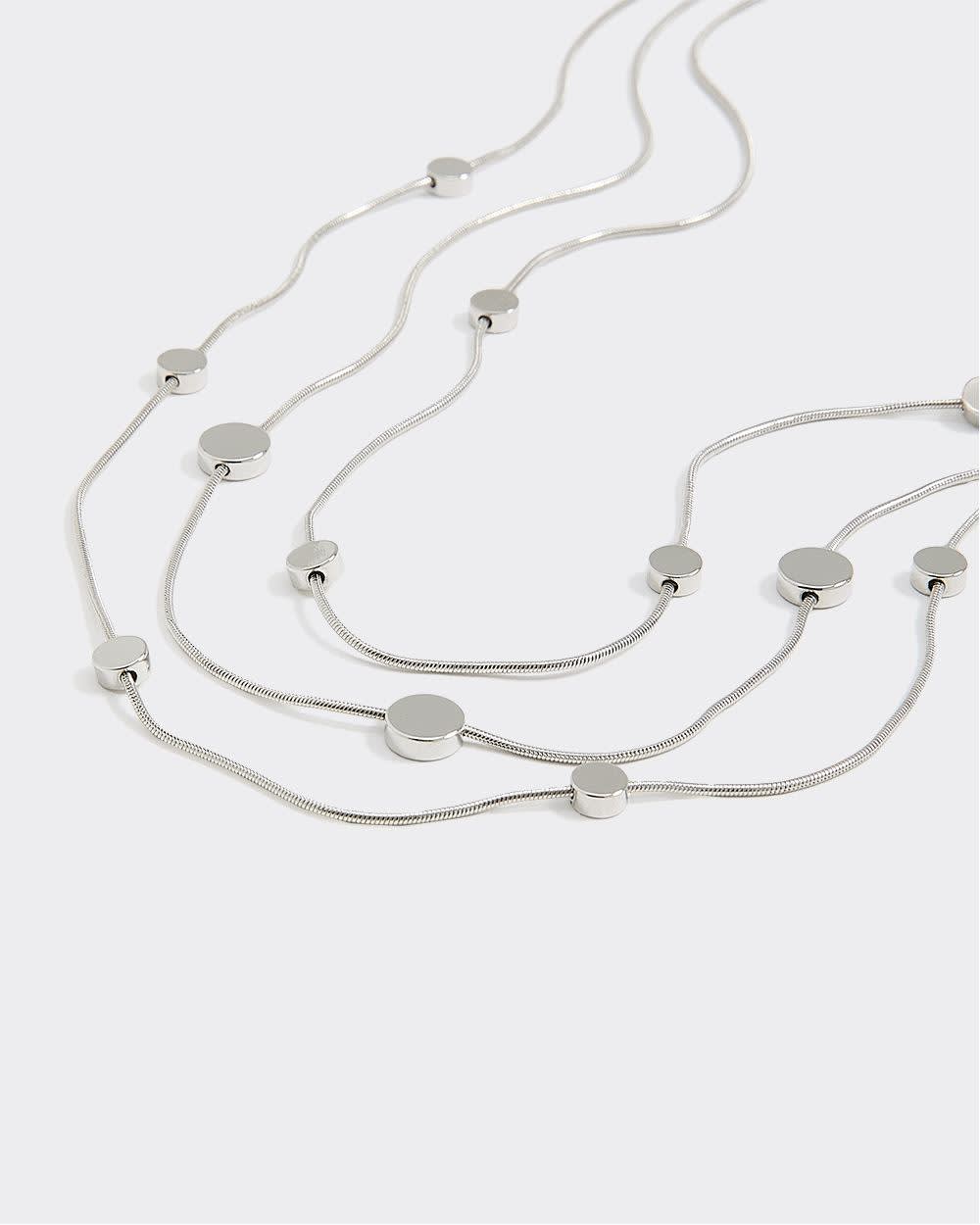 Three-Layer Beaded Necklace