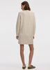 PlushSoft Crew-Neck Cable-Knit Dress