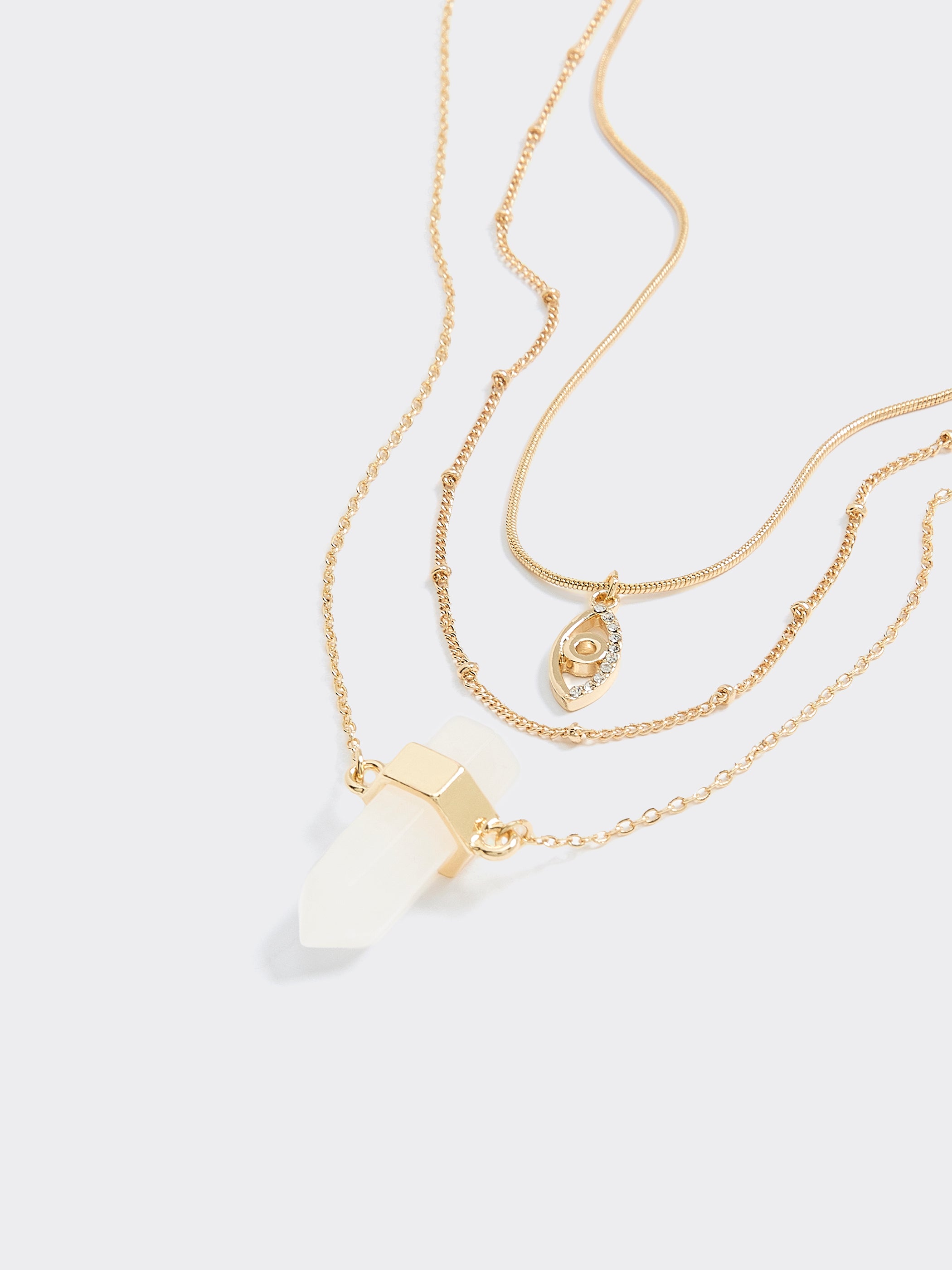 Mystical Short Necklace with Stones