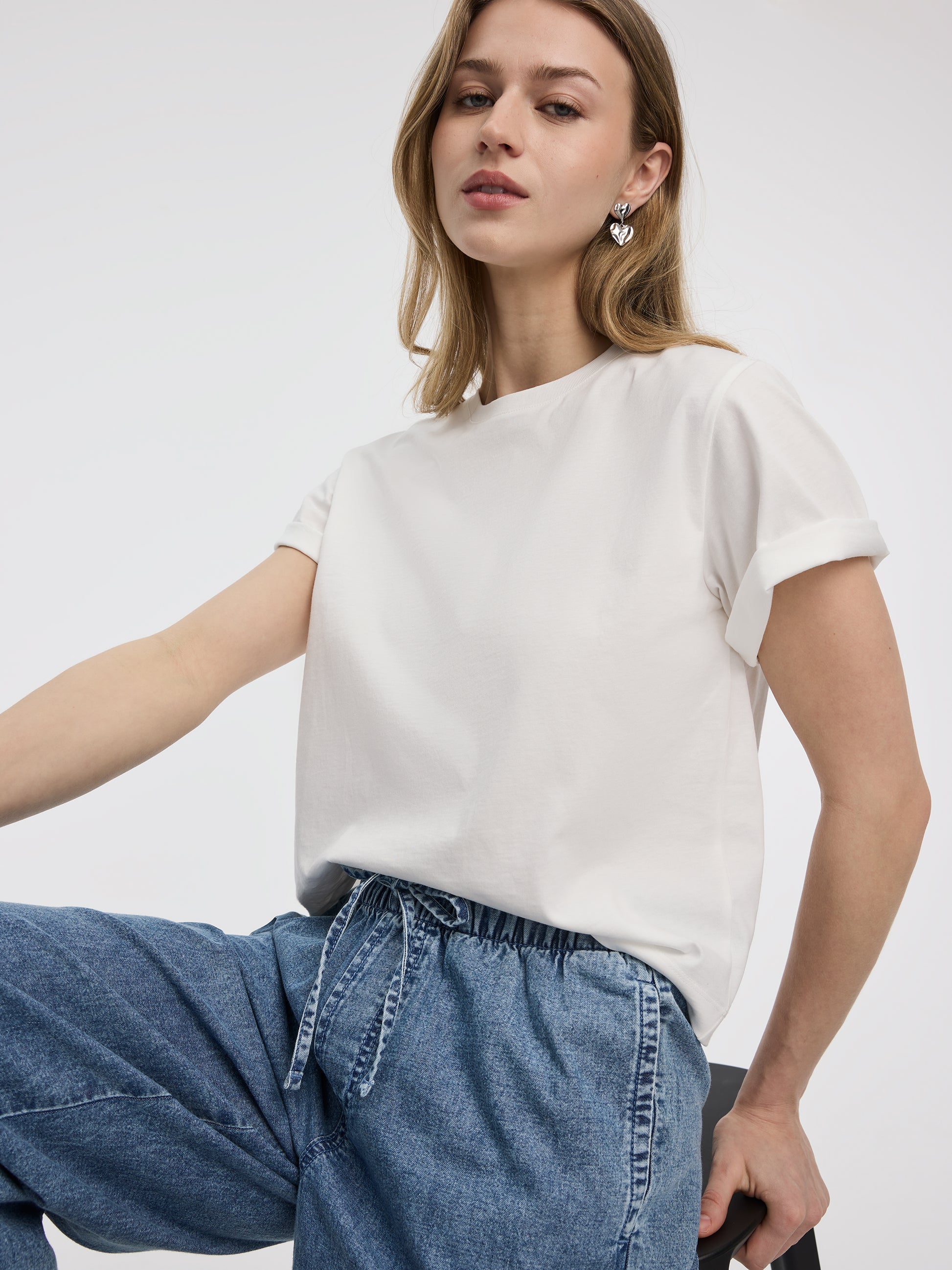 Crew-Neck Boxy T-Shirt