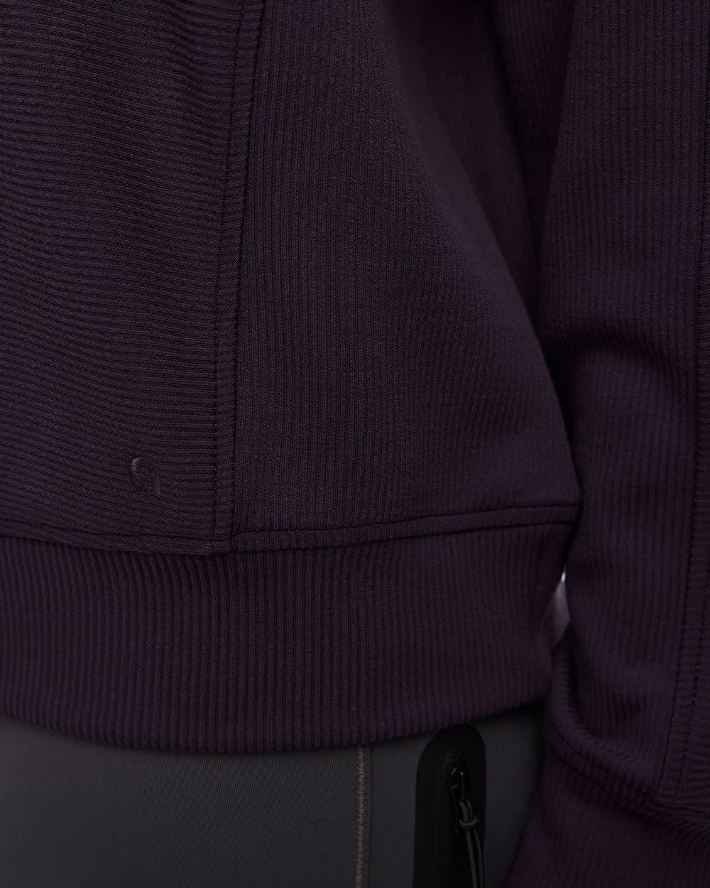 Long-Sleeve Sweater with Half-Zip Mock Neckline - Hyba