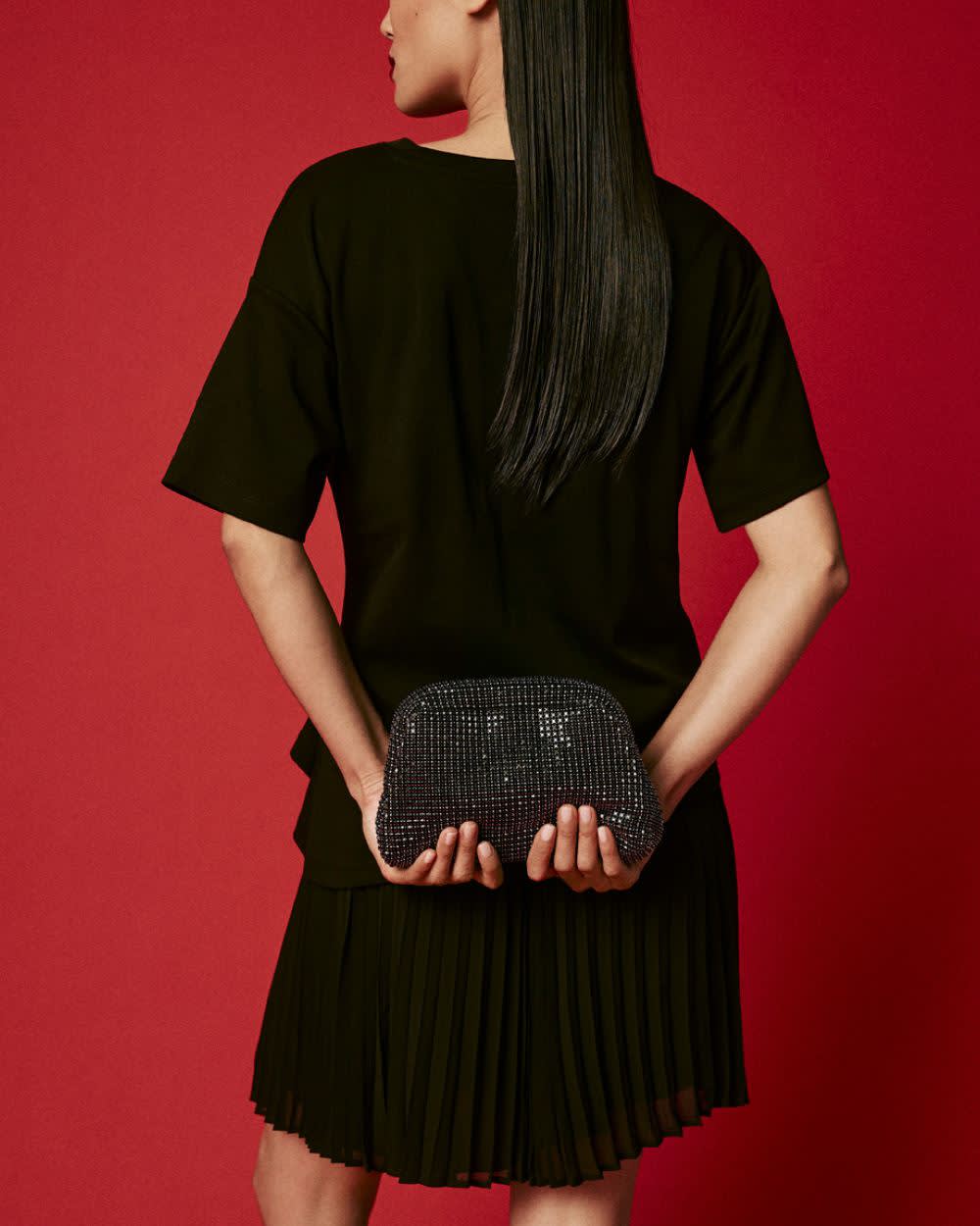 Sac à main orné de strass