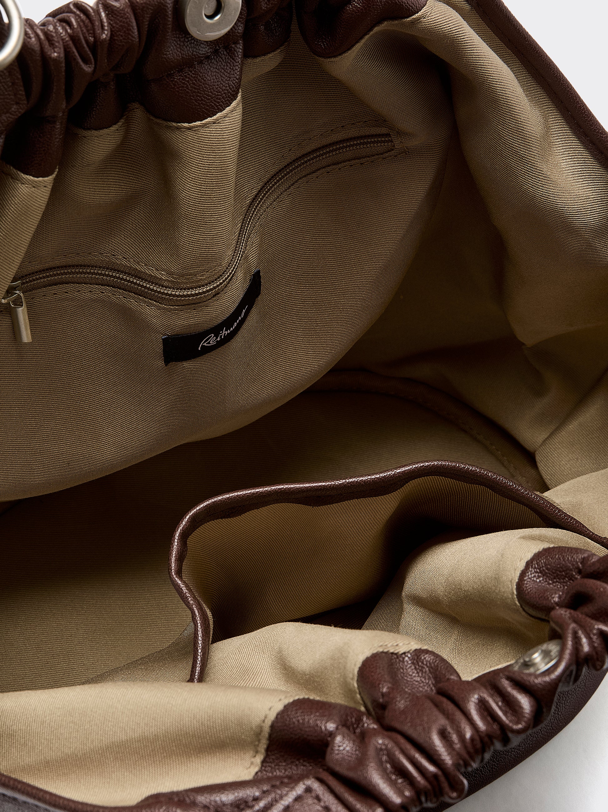 Faux Leather with Hard Handle