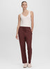 Pantalon à taille haute élastique et jambe fuselée