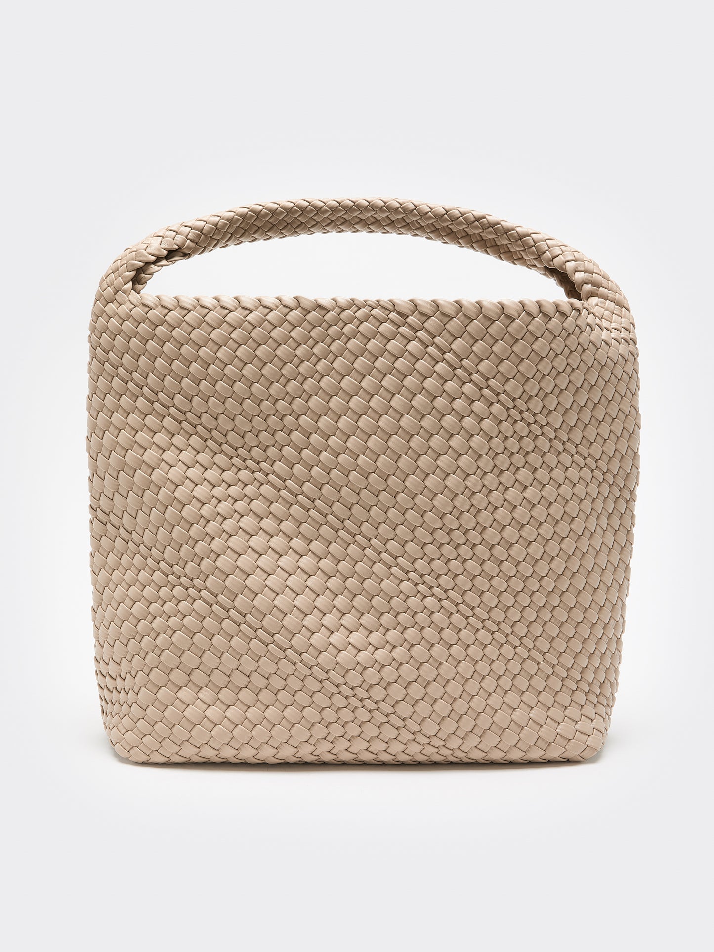 Sac fourre-tout en faux cuir tressé 