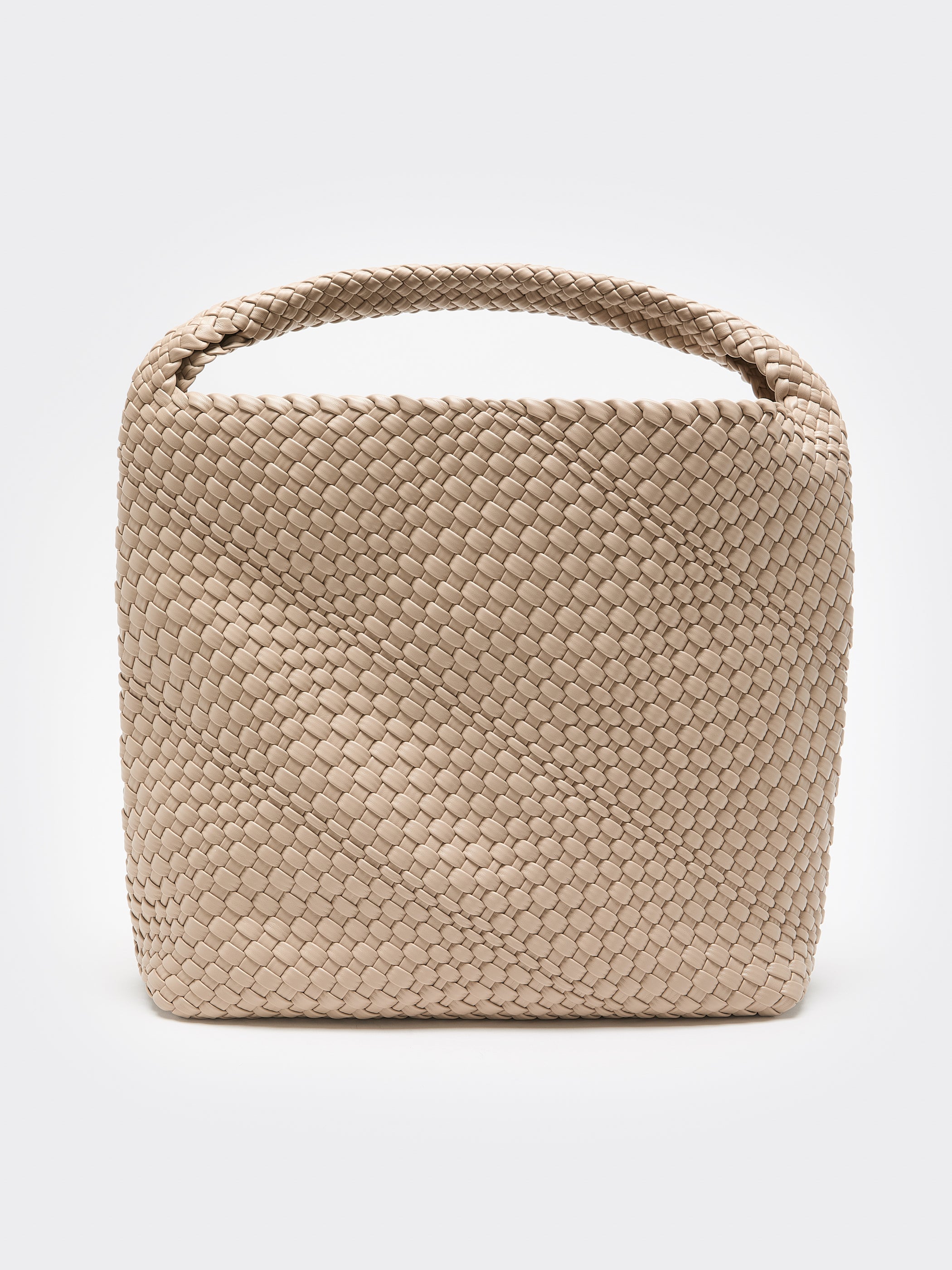 Sac fourre-tout en faux cuir tressé 