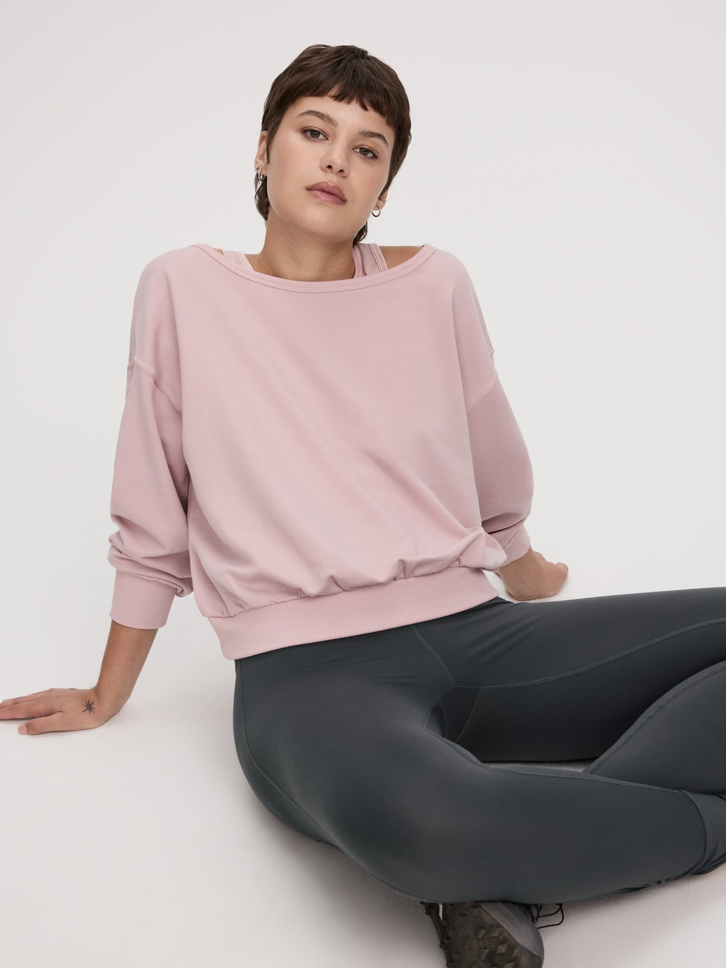 Off-the-Shoulder Long-Sleeve Top - Hyba