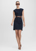 Sleeveless Mini Denim Dress