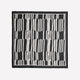 Square Scarf with Geometric Pattern