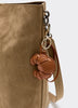 Faux Leather Croissant Bag Charm