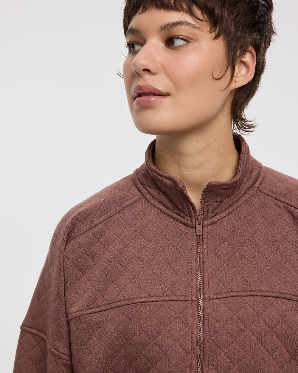 Quilted Jacquard Jacket - Hyba