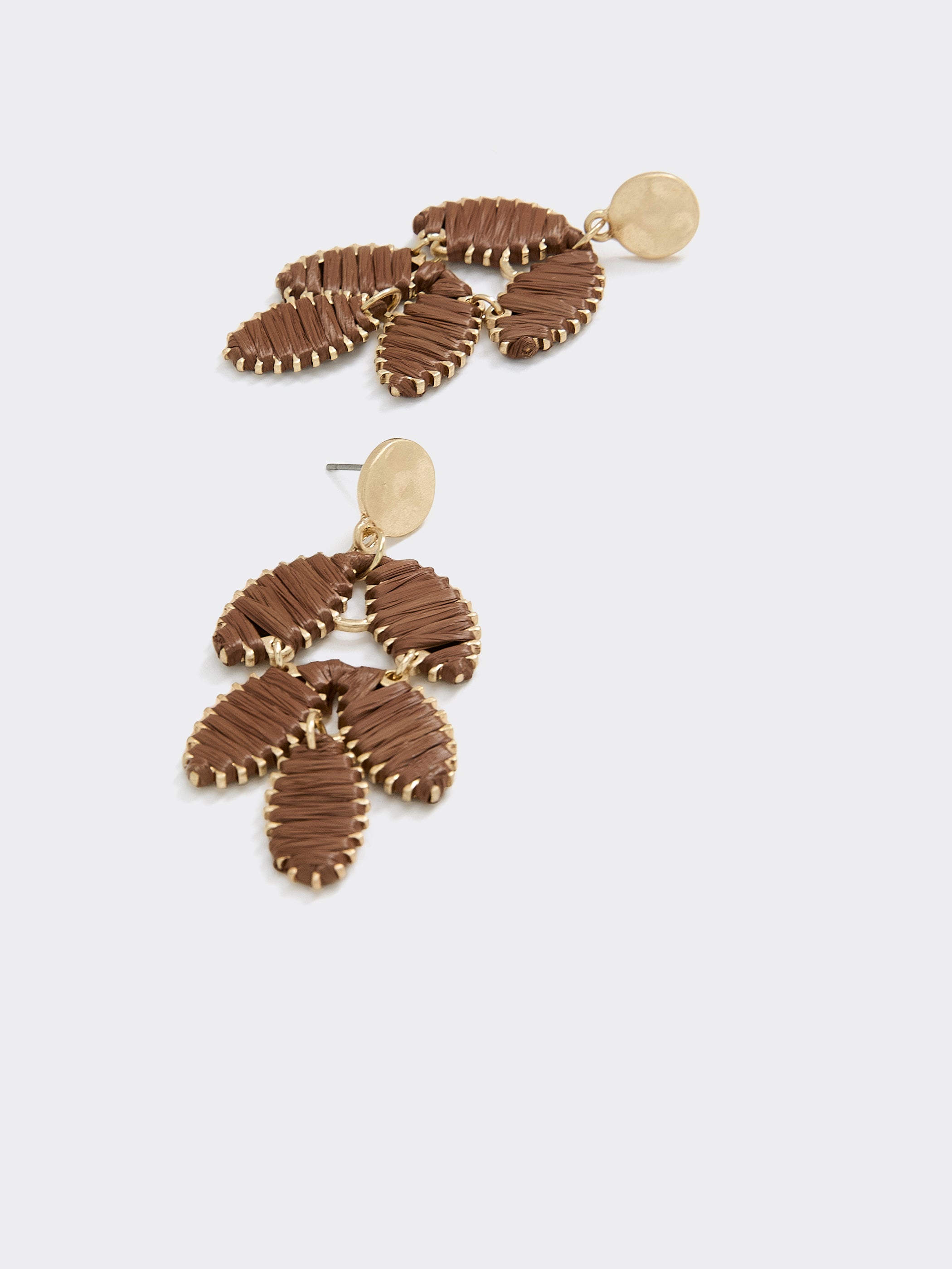 Raffia Pendant Earrings