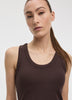 Scoop-Neck Ribbed Tank