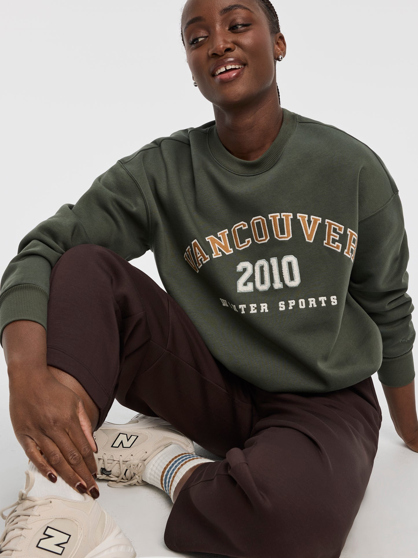 Fleece Crew-Neck Sweatshirt - Hyba