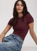 Short-Sleeve Crew-Neck Bodysuit