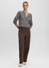 Mid-Rise Baggy Cotton Pants
