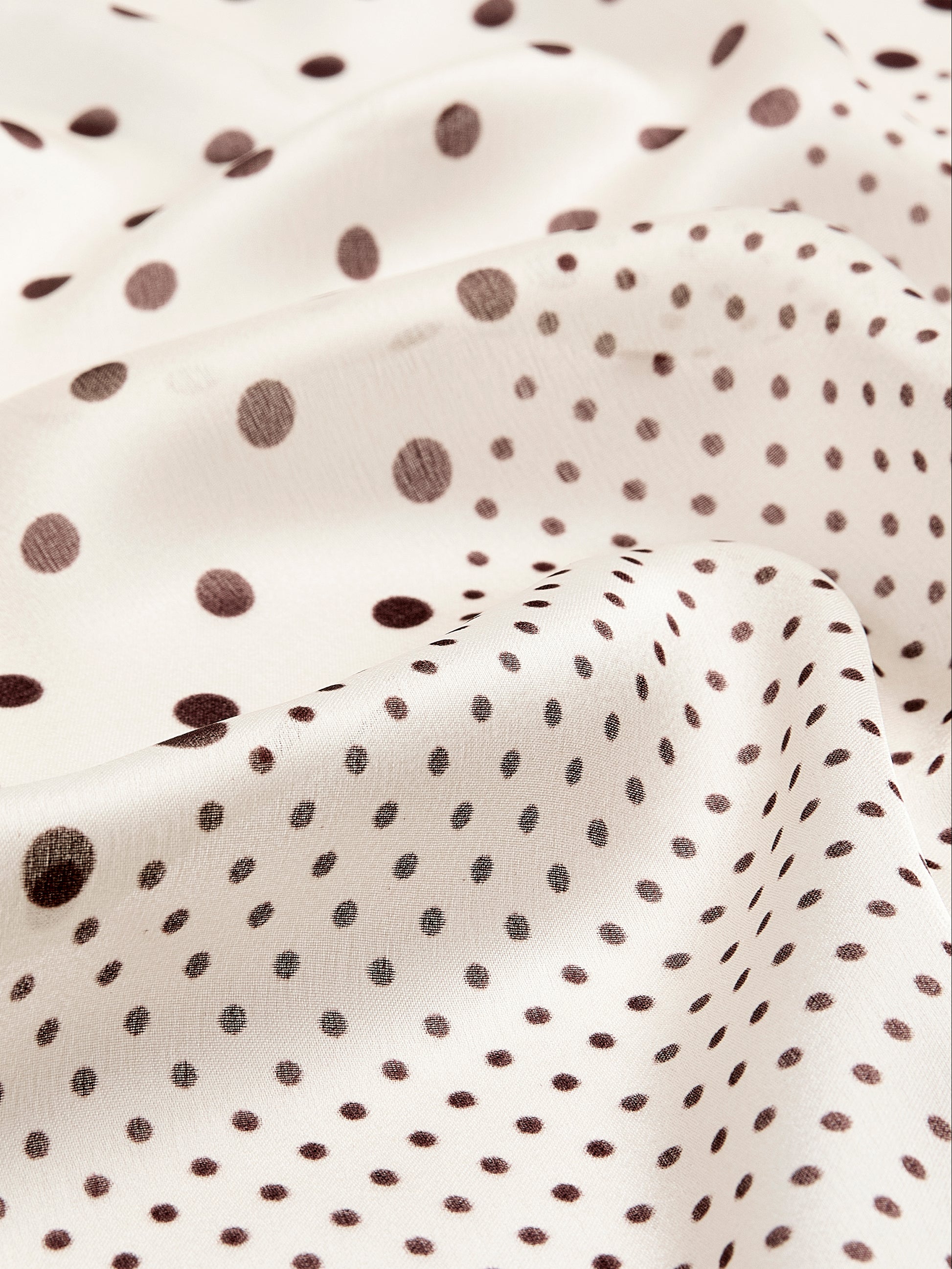 Square Scarf with Dots