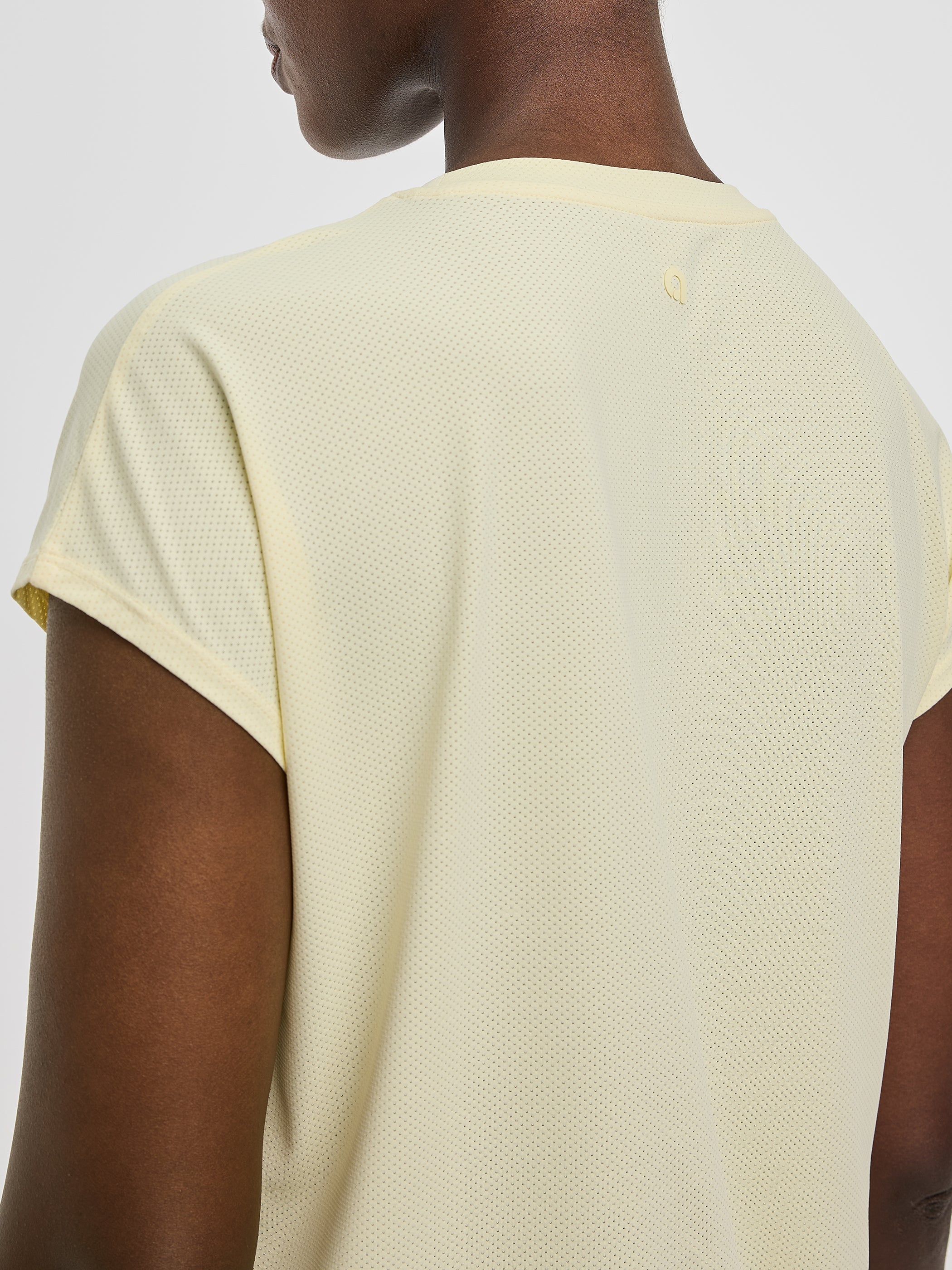 Extended-Sleeve Mesh Tee