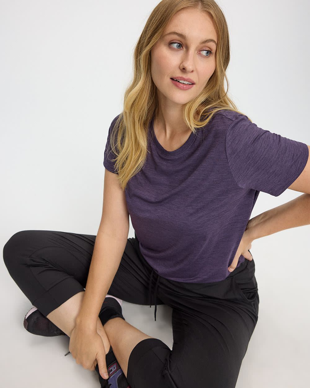 Short-Sleeve Crew-Neck Tee - DRY-LUX (R) Hyba Essentials