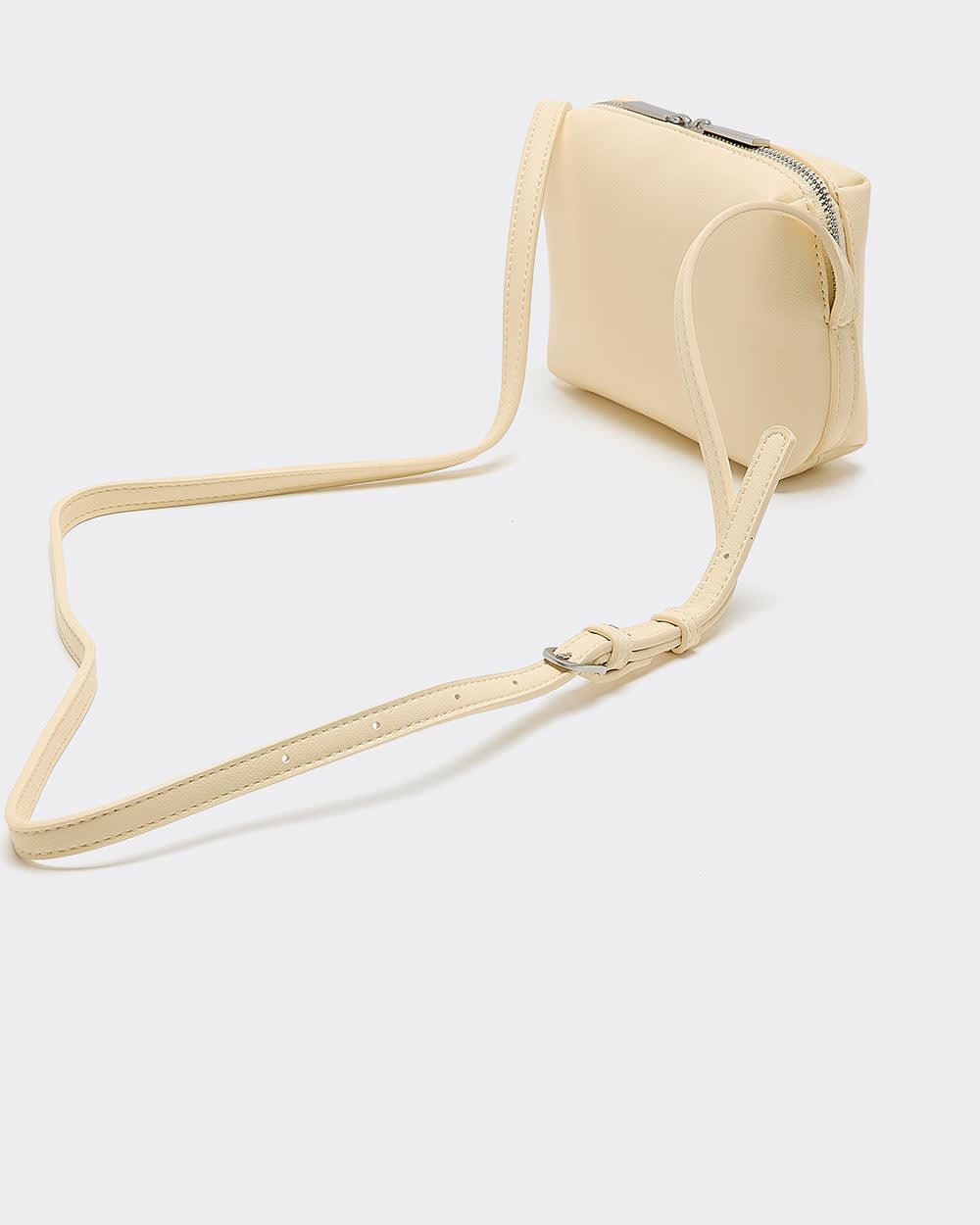 Faux Leather Crossbody Purse