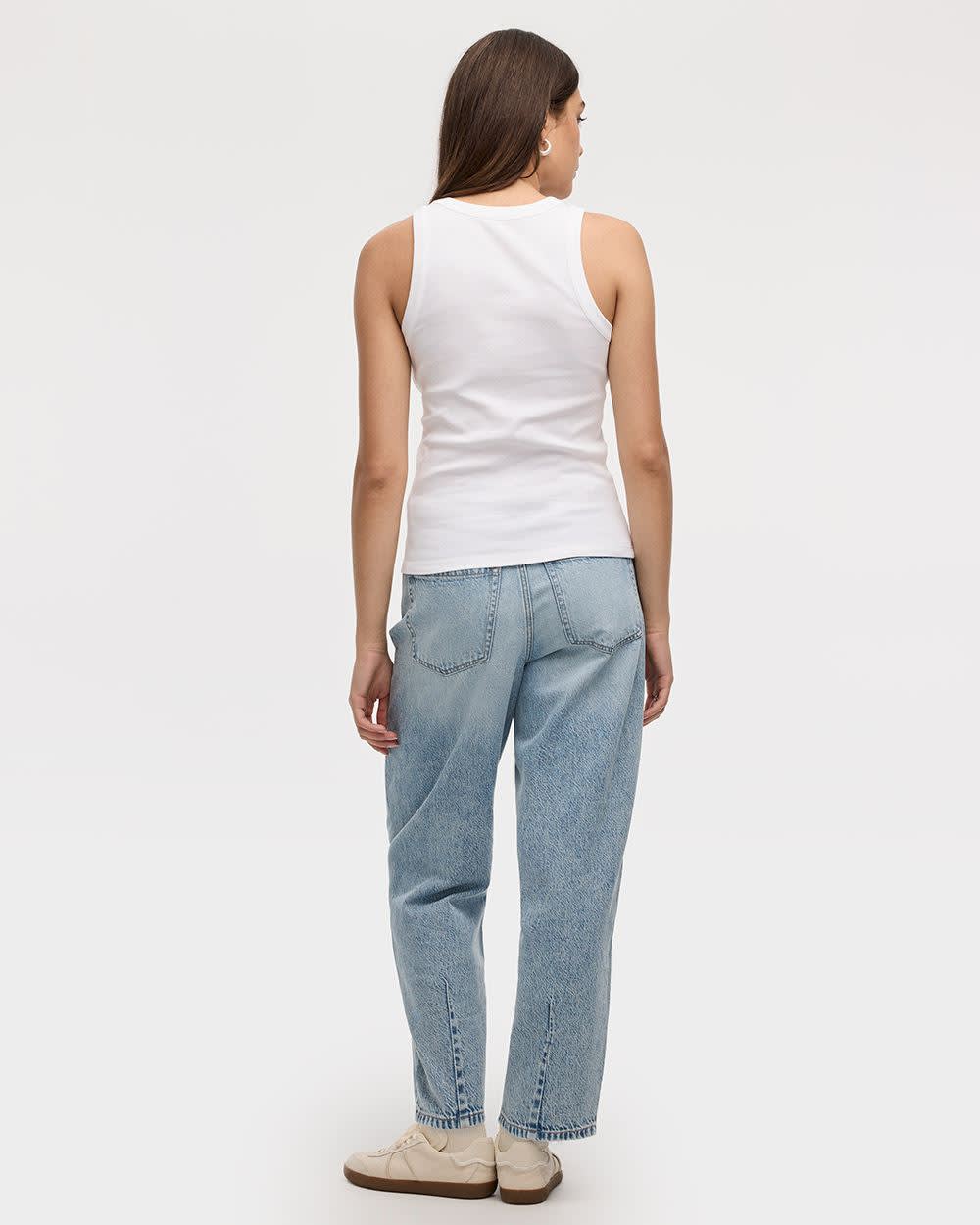 Ribbed Crew-Neck Tank - R Essentials