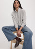 Long-Sleeve Mock-Neck Top with Half-Zip
