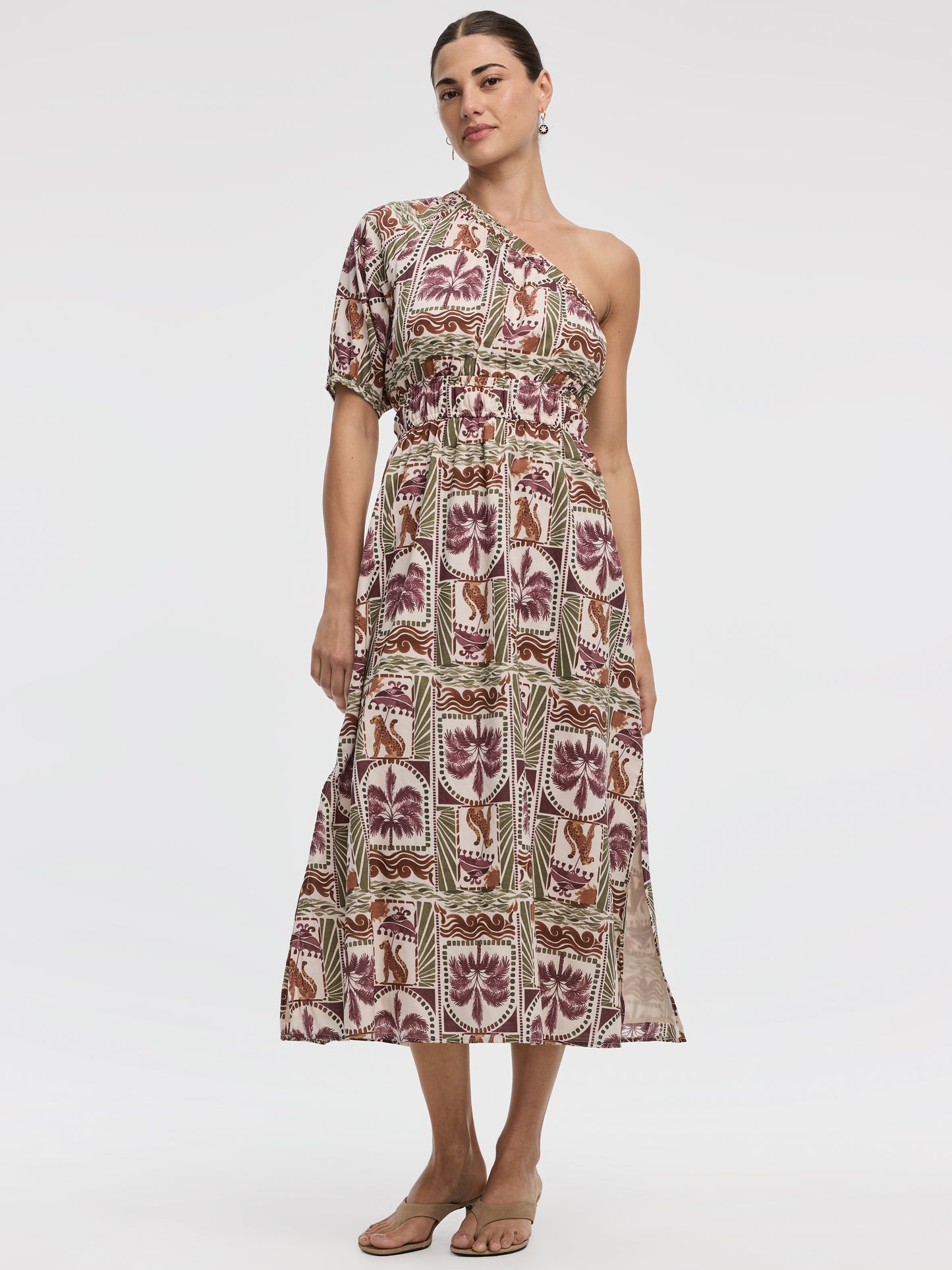 One-Shoulder Maxi Dress