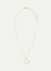 Long Necklace with Mother-of-Pearl Pendant