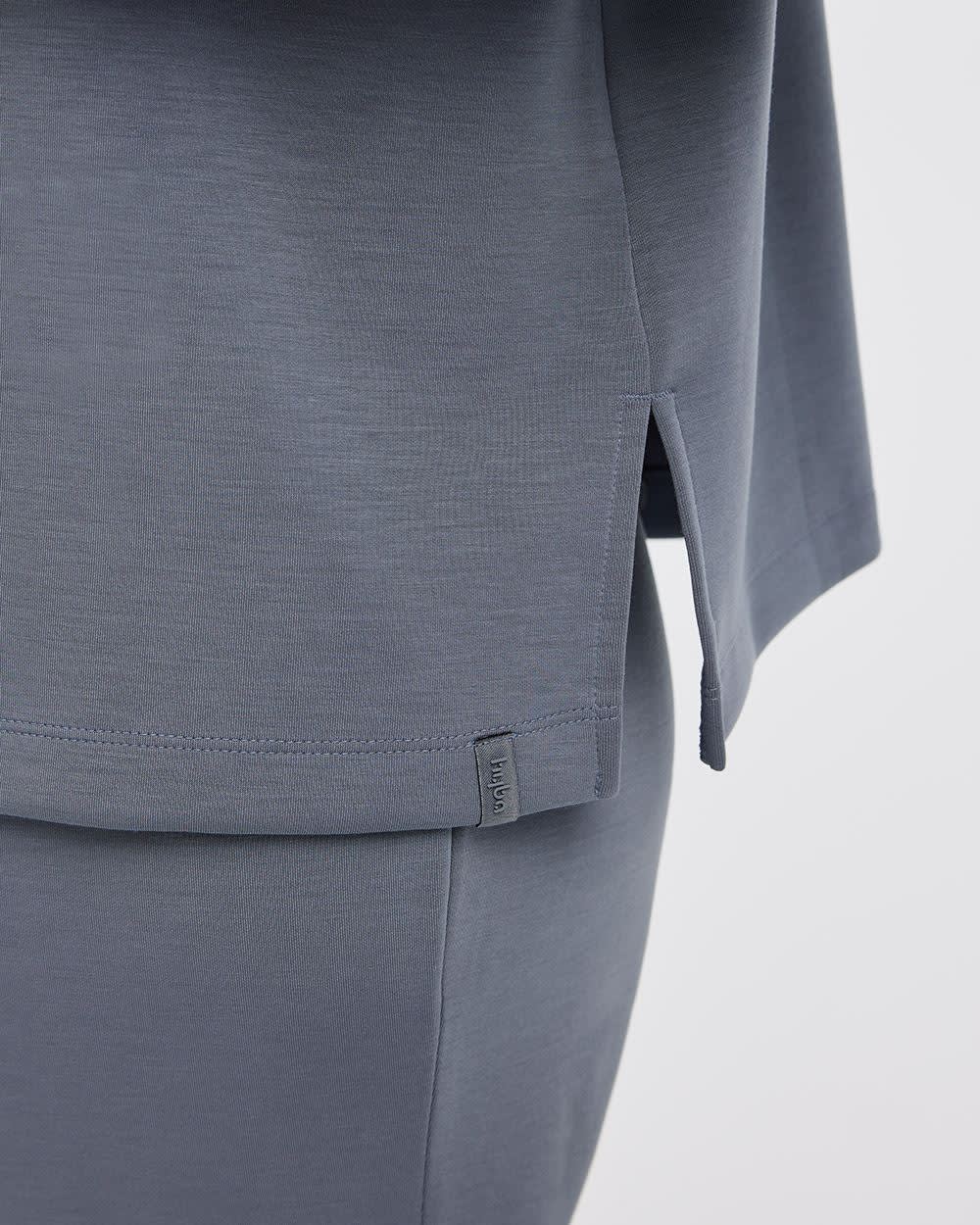 Long-Sleeve Mock-Neck Pullover - HYLUX Hyba