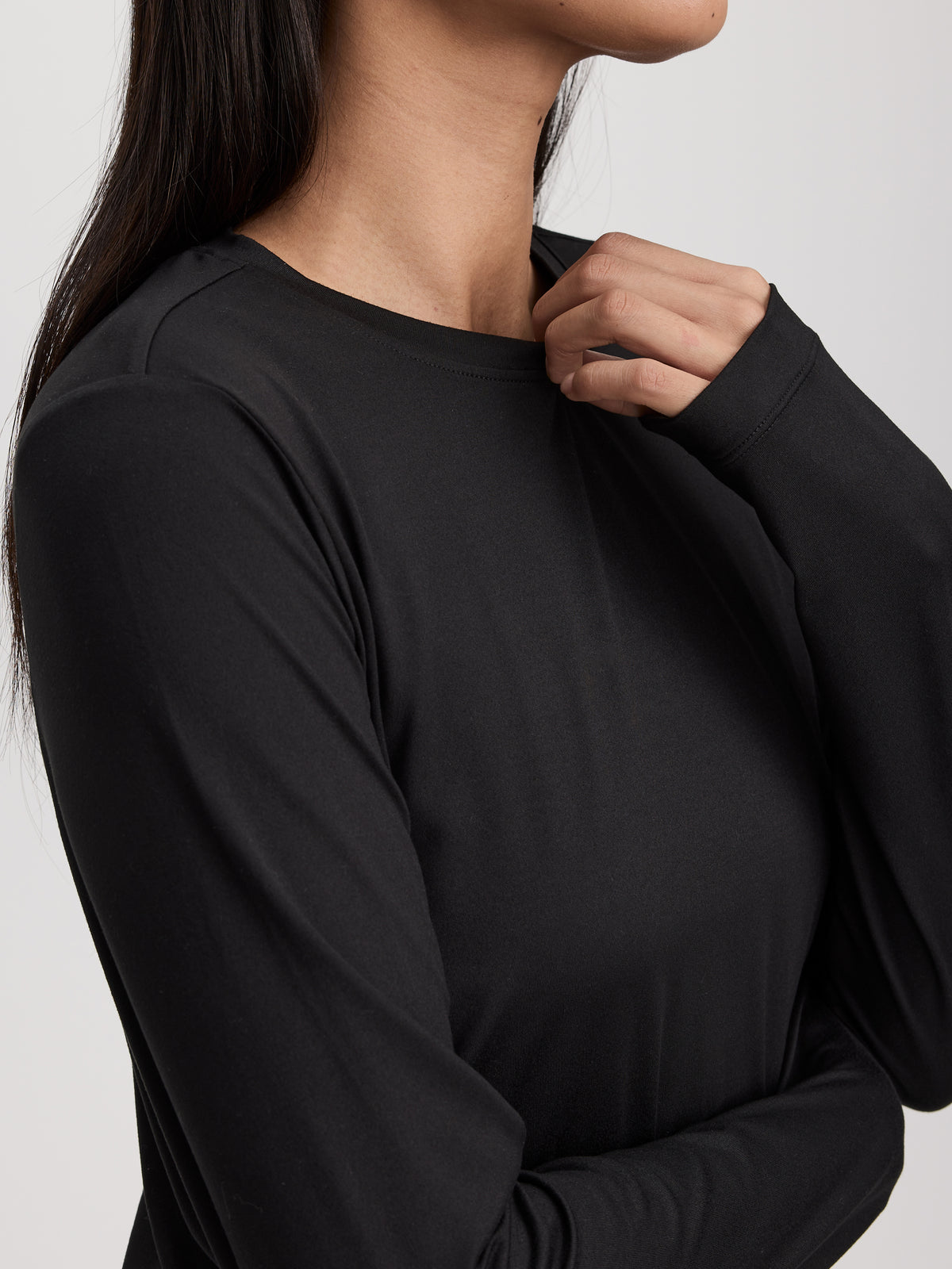 Long-Sleeve Crew-Neck Top - DRY-LUX (R) Hyba Essentials
