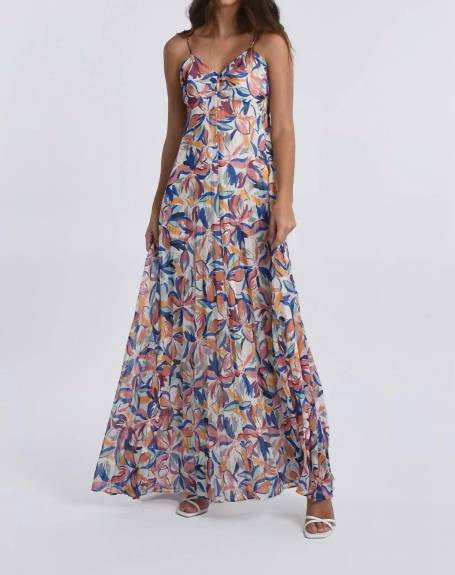 MOLLY BRACKEN - Printed Long Maxi Dress
