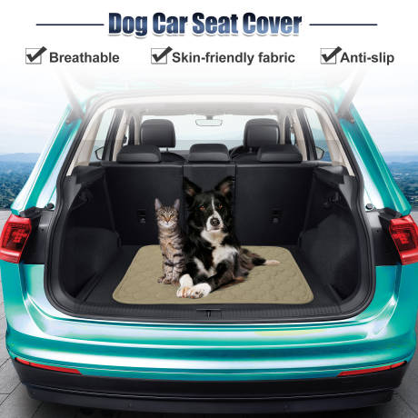 Unique Bargains- 2 Pcs Dog Seat Cover Reuse Car Seat Cover 150x90cm