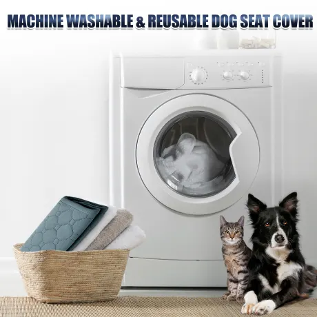 Unique Bargains- 2 Pcs Dog Seat Cover Reuse Car Seat Cover 50x35cm