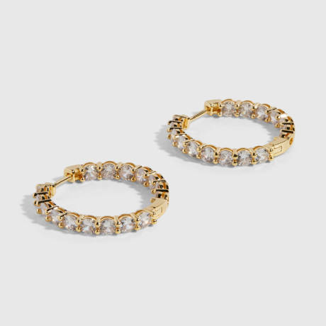 DRAE Collection - Crystal Hoops