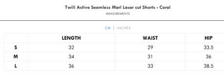 Twill Active Seamless Marl Laser cut Shorts