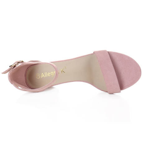 Allegra K - Block Heel Ankle Strap Sandals