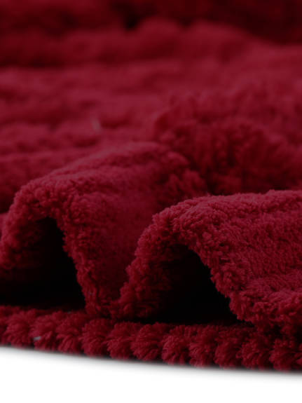 cheibear - Fluffy Fleece Button Down Winter Pajama Set