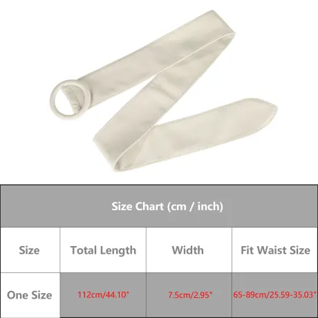 Allegra K- Wide Waist Soft Belt