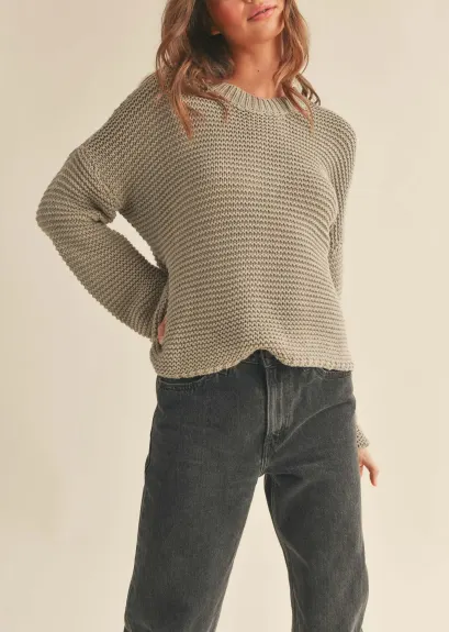 Evercado - Knitted Round Neck Sweater