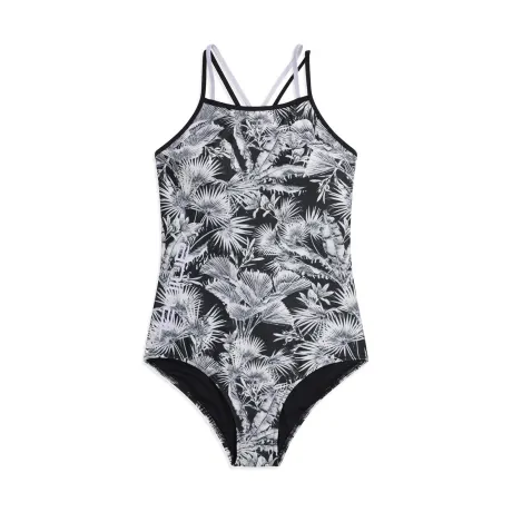 Animal - Womens/Ladies Zora Tropical Leaves One Piece Bathing Suit
