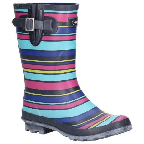 Cotswold - Womens/Ladies Paxford Elasticated Mid Calf Wellington Boot