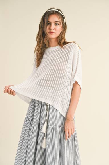 Evercado - Haut léger tricoté ample