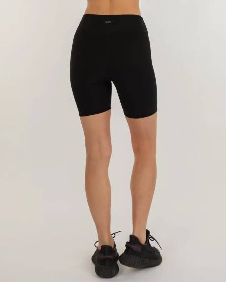 Rebody - Hybrid Fleece Biker Shorts High Waist 6"