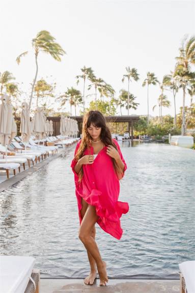 Koy Resort Miami Big Shirt Cover Up Dress