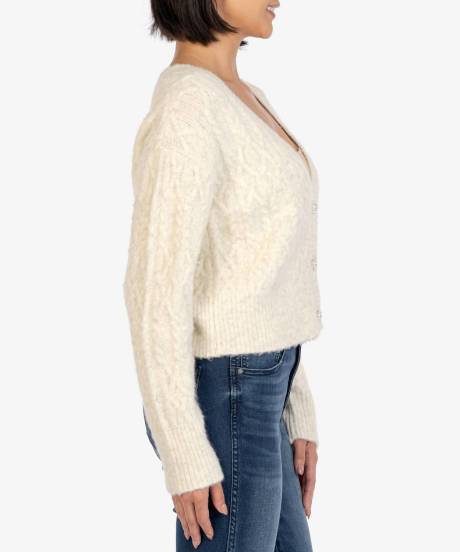KUT FROM THE KLOTH - Petra Button Down Crop Cardigan