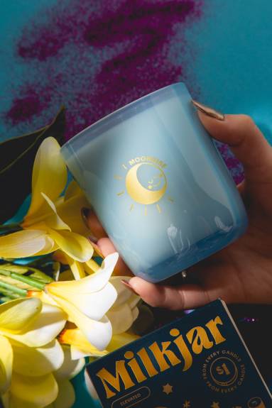 Milk Jar Moonrise Candle | Neroli & Plum 8oz