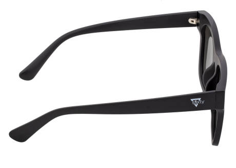 Sixty One Delos Polarized Sunglasses - Black/Silver